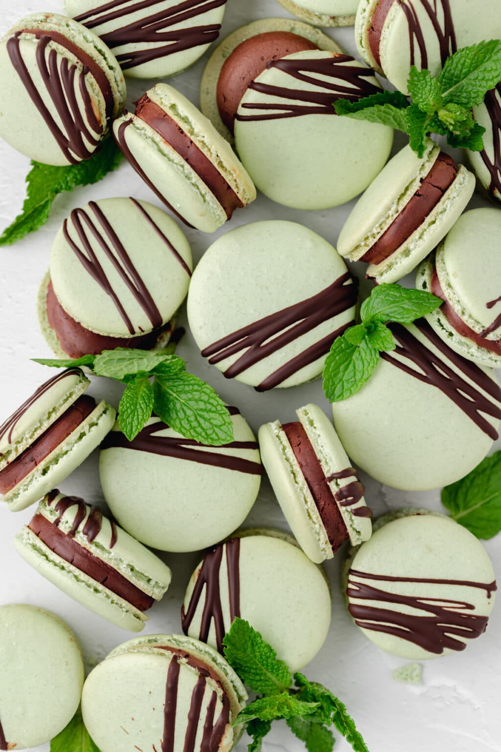 Mint Chocolate Macarons Recipe Barley & Sage