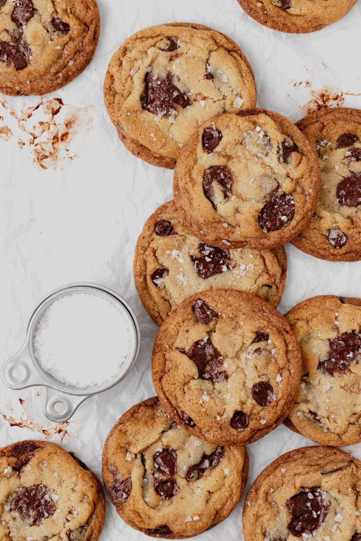 brown butter toffee chocolate chip cookies