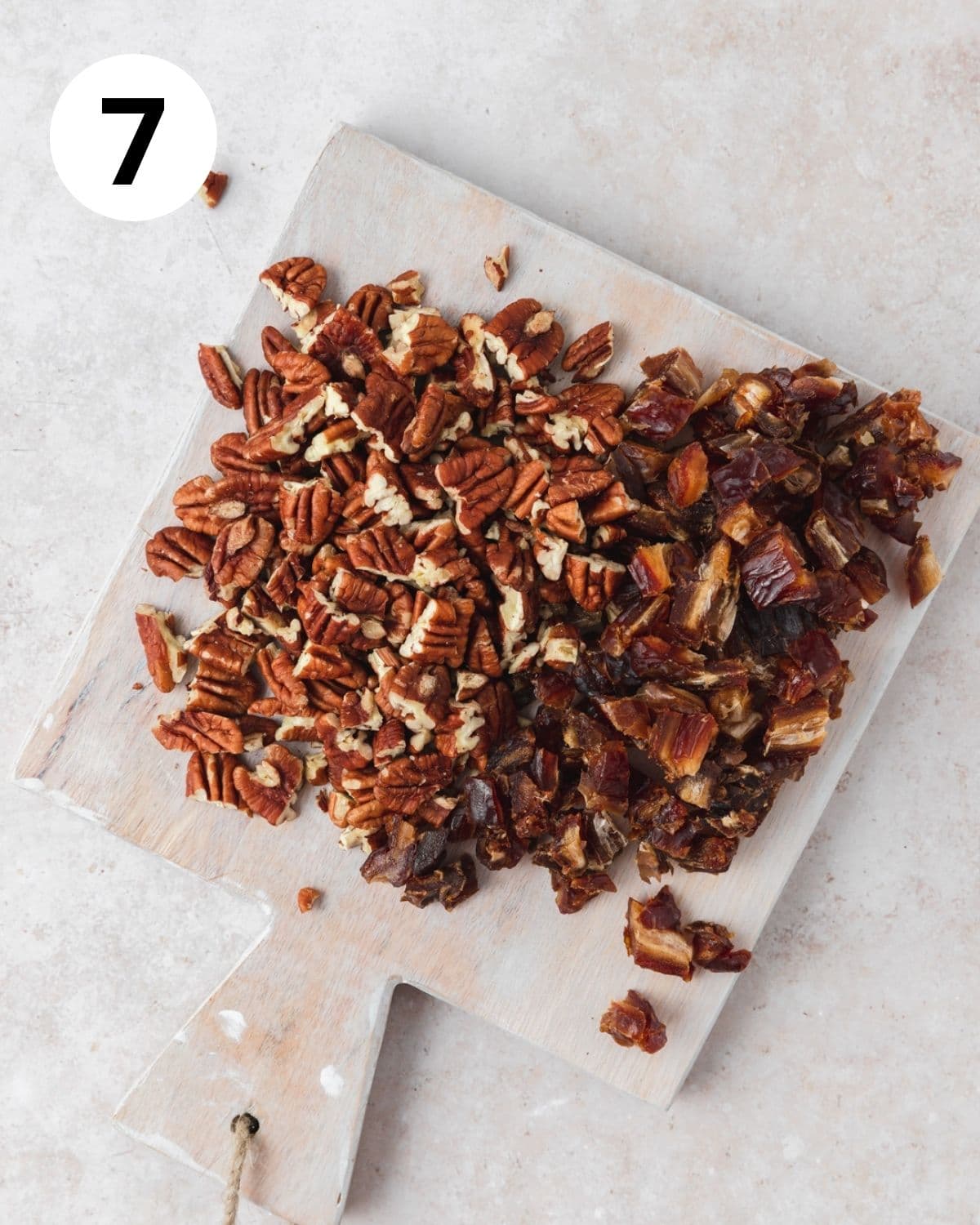 chopped pecans and dates