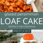 glazed persimmon loaf pin