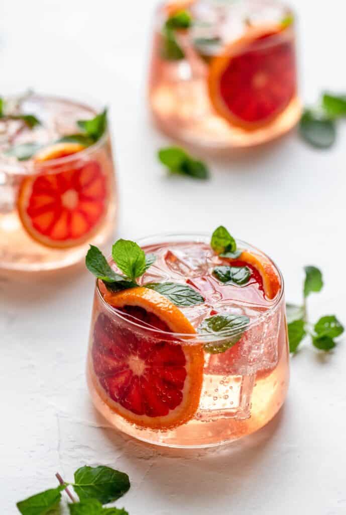 blood orange thyme moscow mule