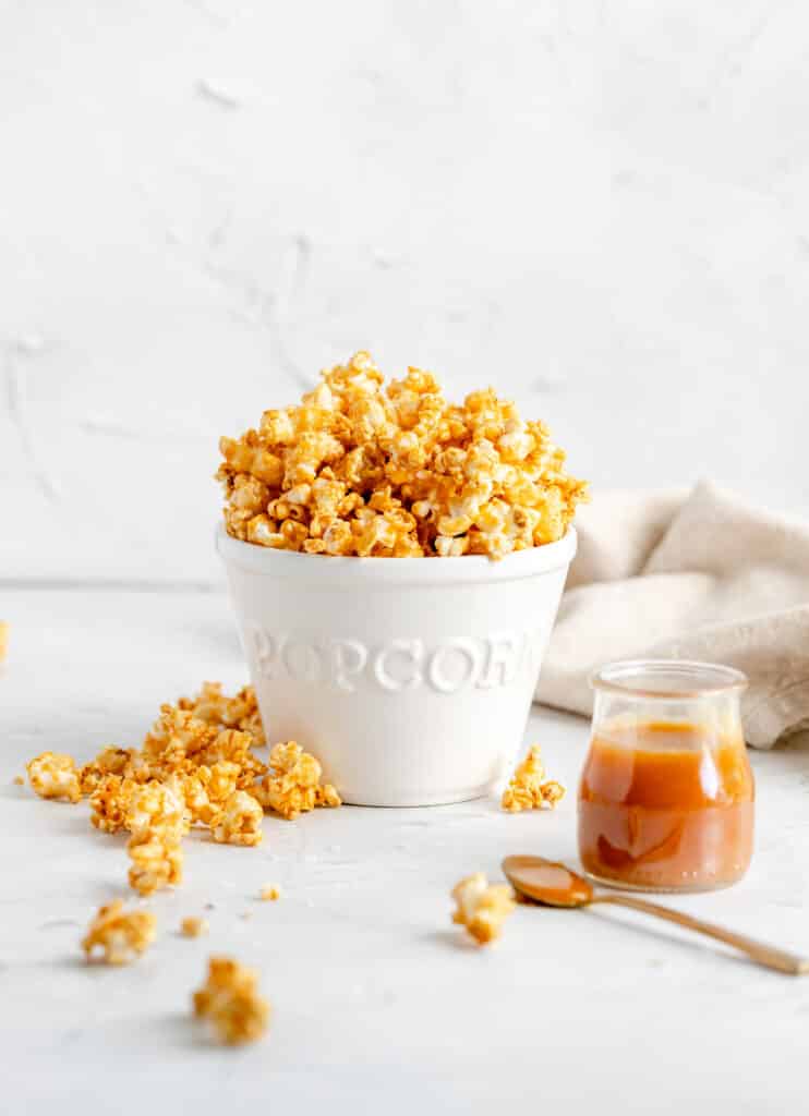 salted caramel popcorn from scratch