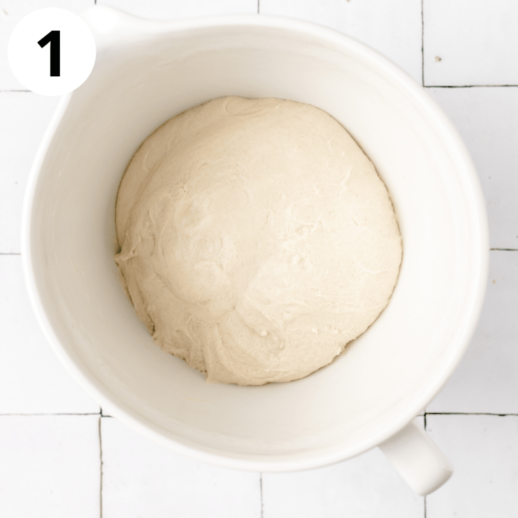 smooth ball of pizza dough