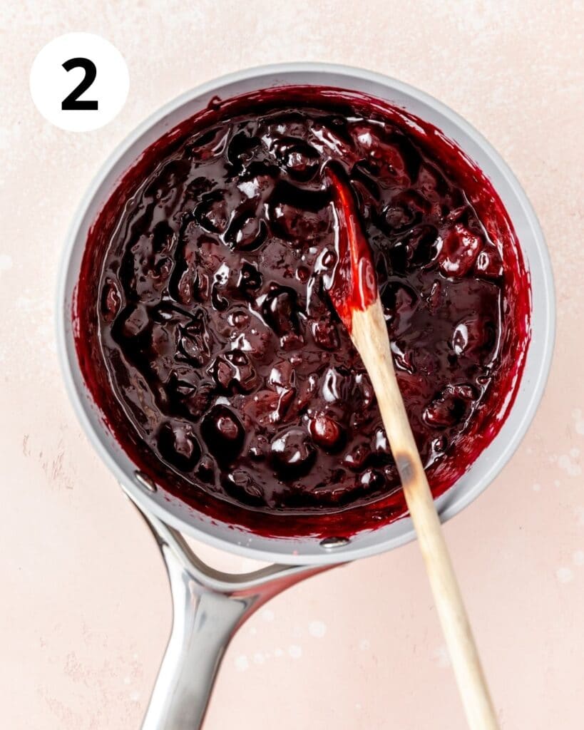 homemade cherry compote