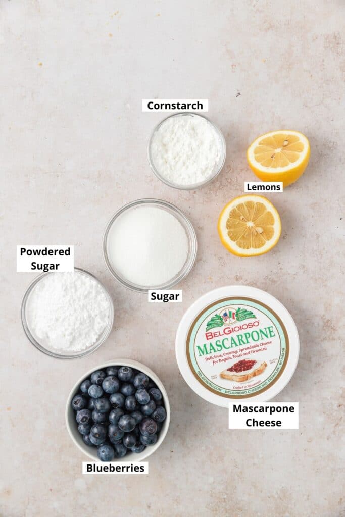blueberry mascarpone filling ingredients 