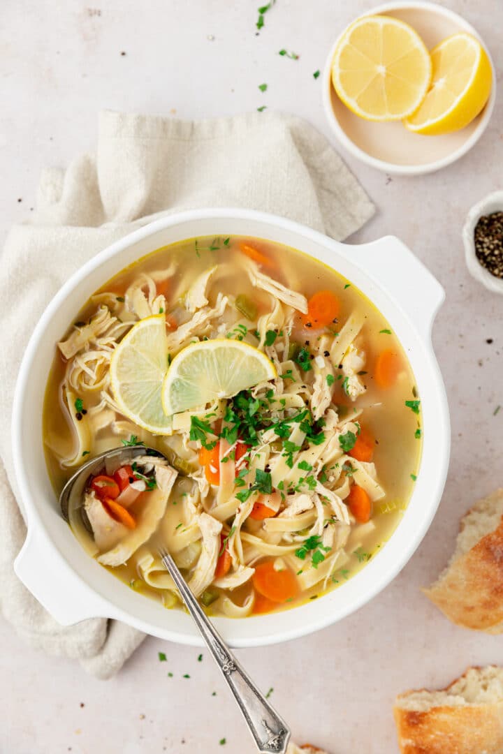 Sick Day Chicken Soup Recipe ~ Barley & Sage