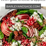 spinach pomegranate salad pin