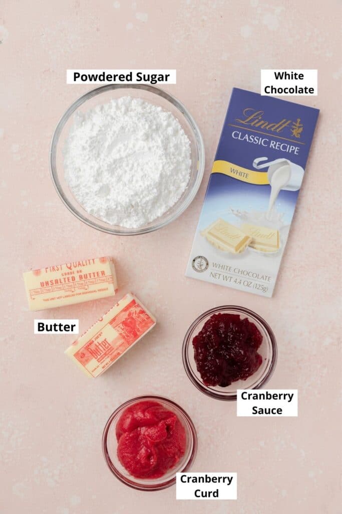 cranberry macaron filling ingredients 