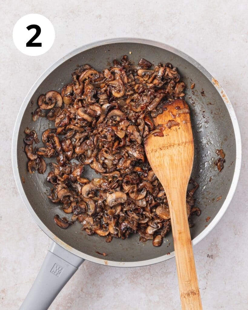 caramelized mushrooms and onions