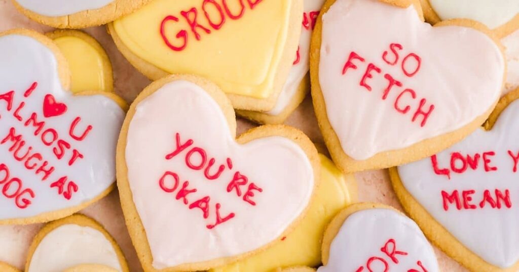valentines day sugar cookies