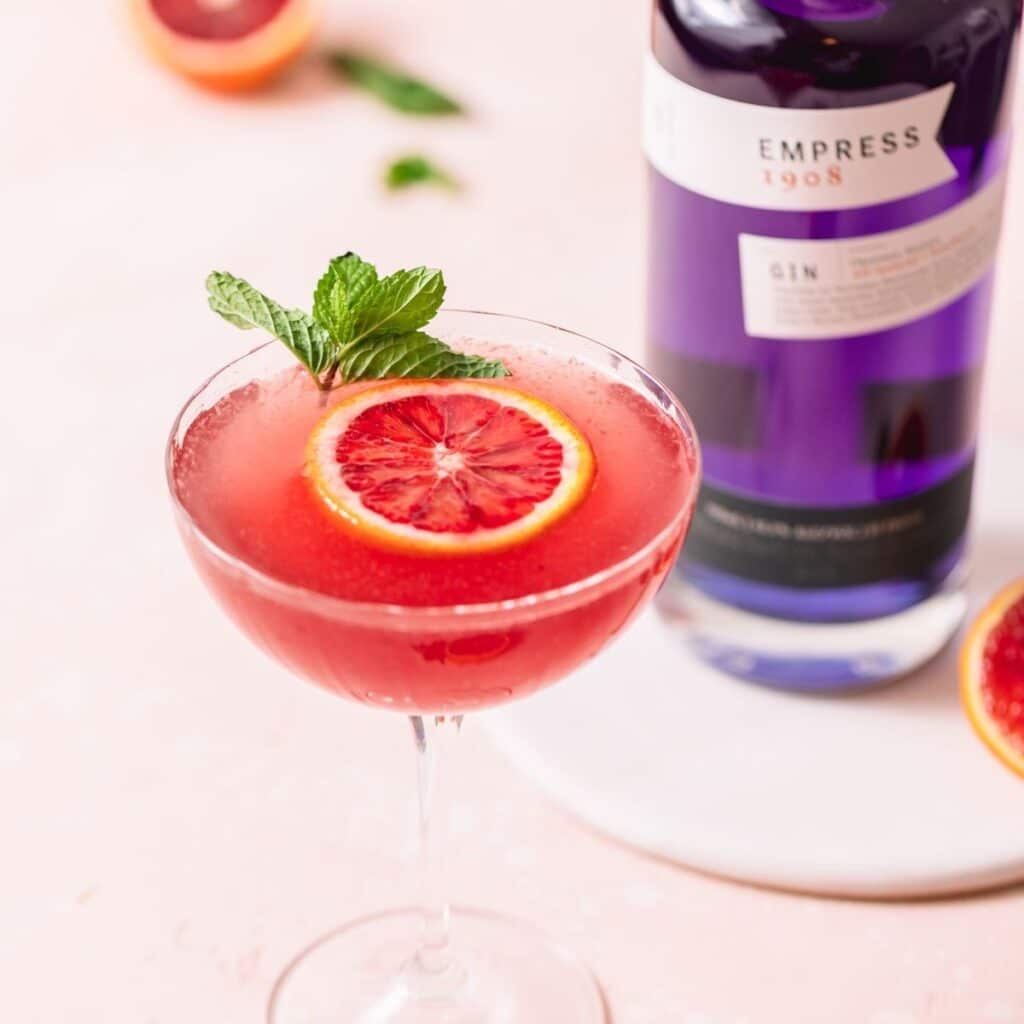 Blood Orange Gin Fizz Recipe Barley & Sage