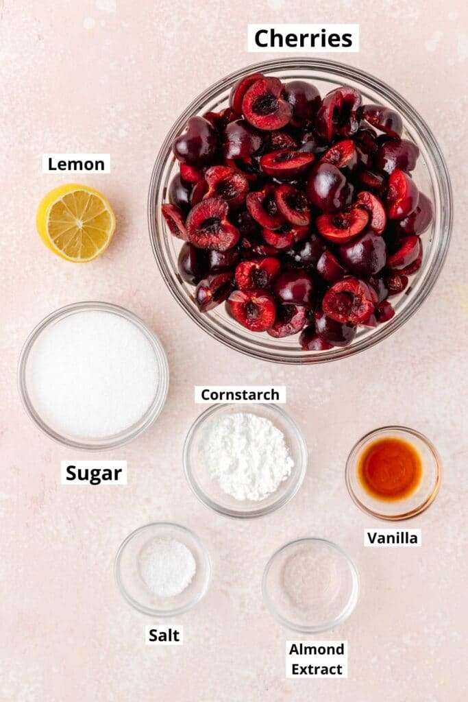 cherry cobbler filling ingredients.