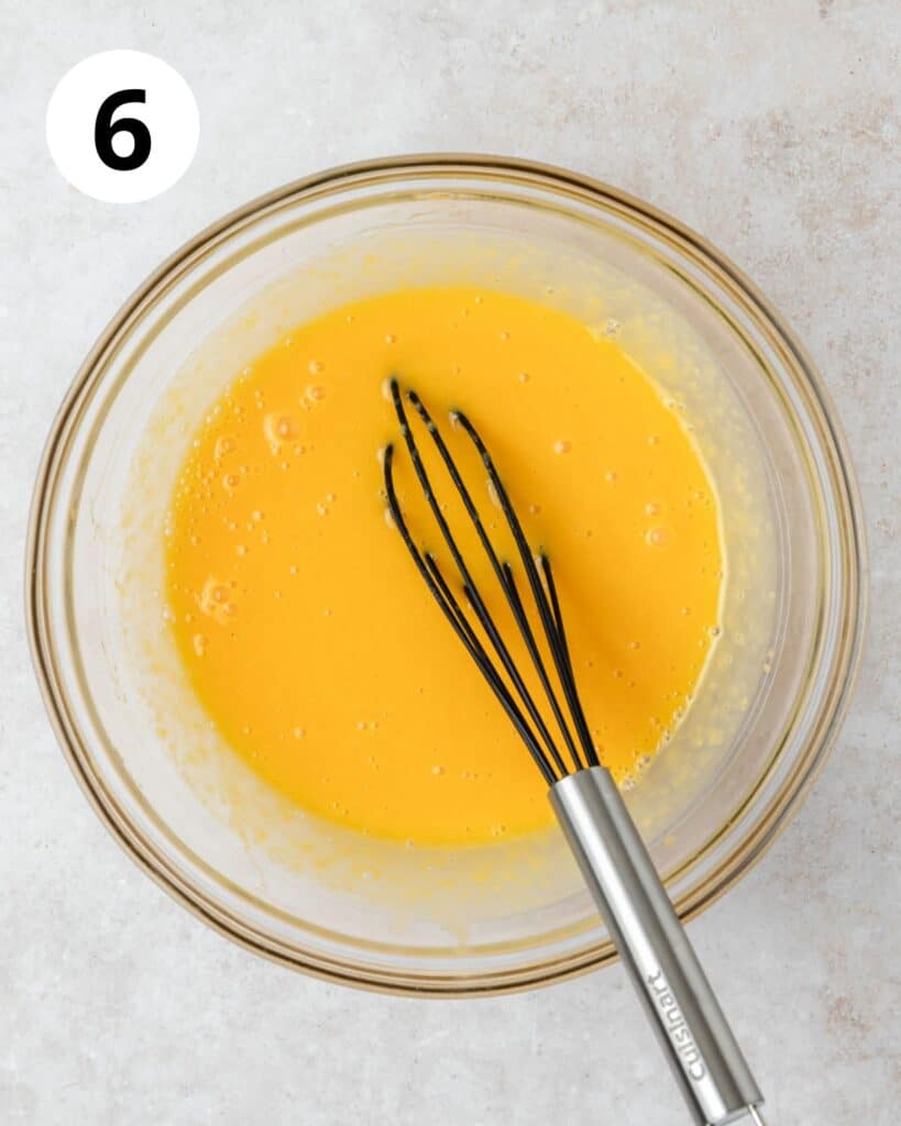 mango curd before cooking.