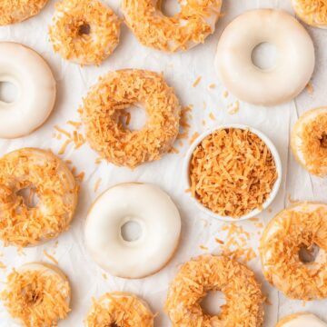 toasted coconut donuts.
