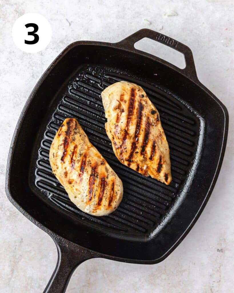 grilling mojo chicken breasts.