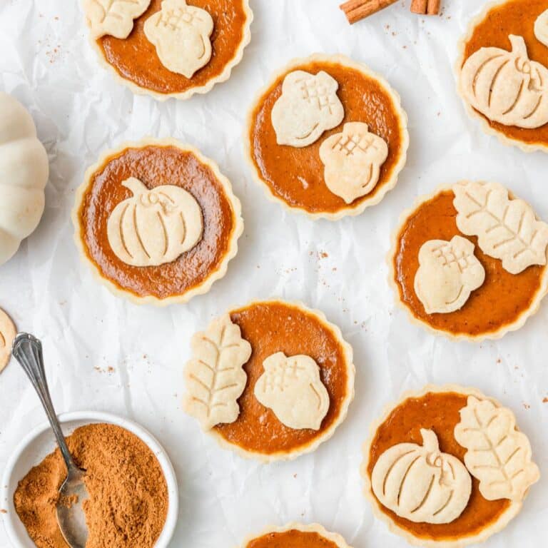 Mini Pumpkin Pie Tarts Barley & Sage