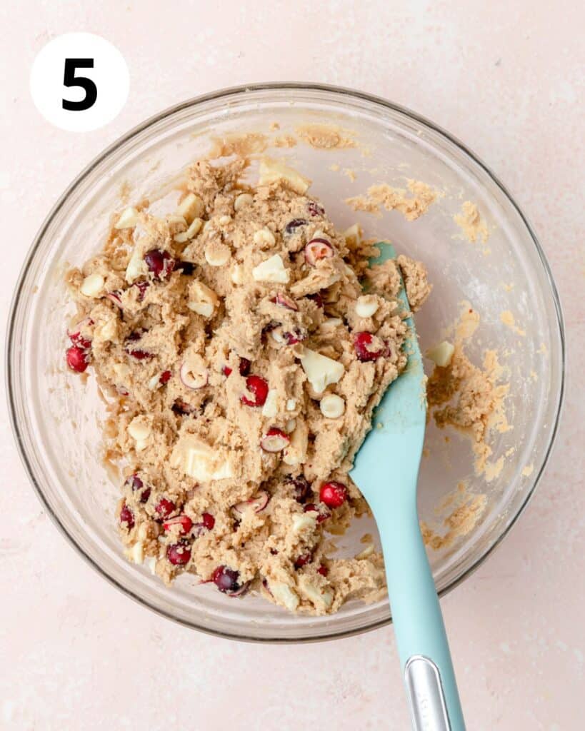 cranberry white chocolate chip cookie dough.