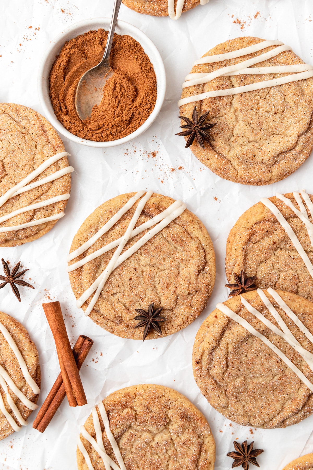 brown butter chai cookies.