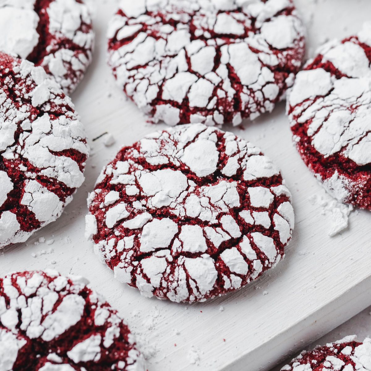 Red Velvet Crinkle Cookies [www.barleyandsage.com]
