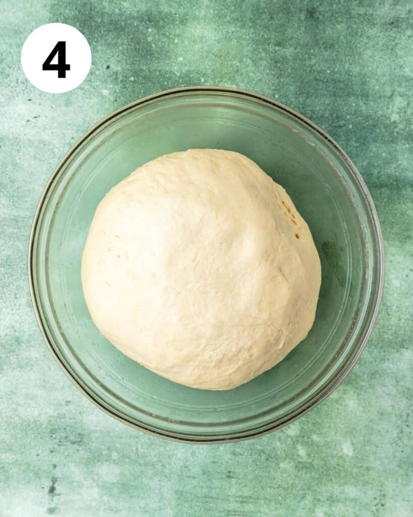parmesan dough after rising.