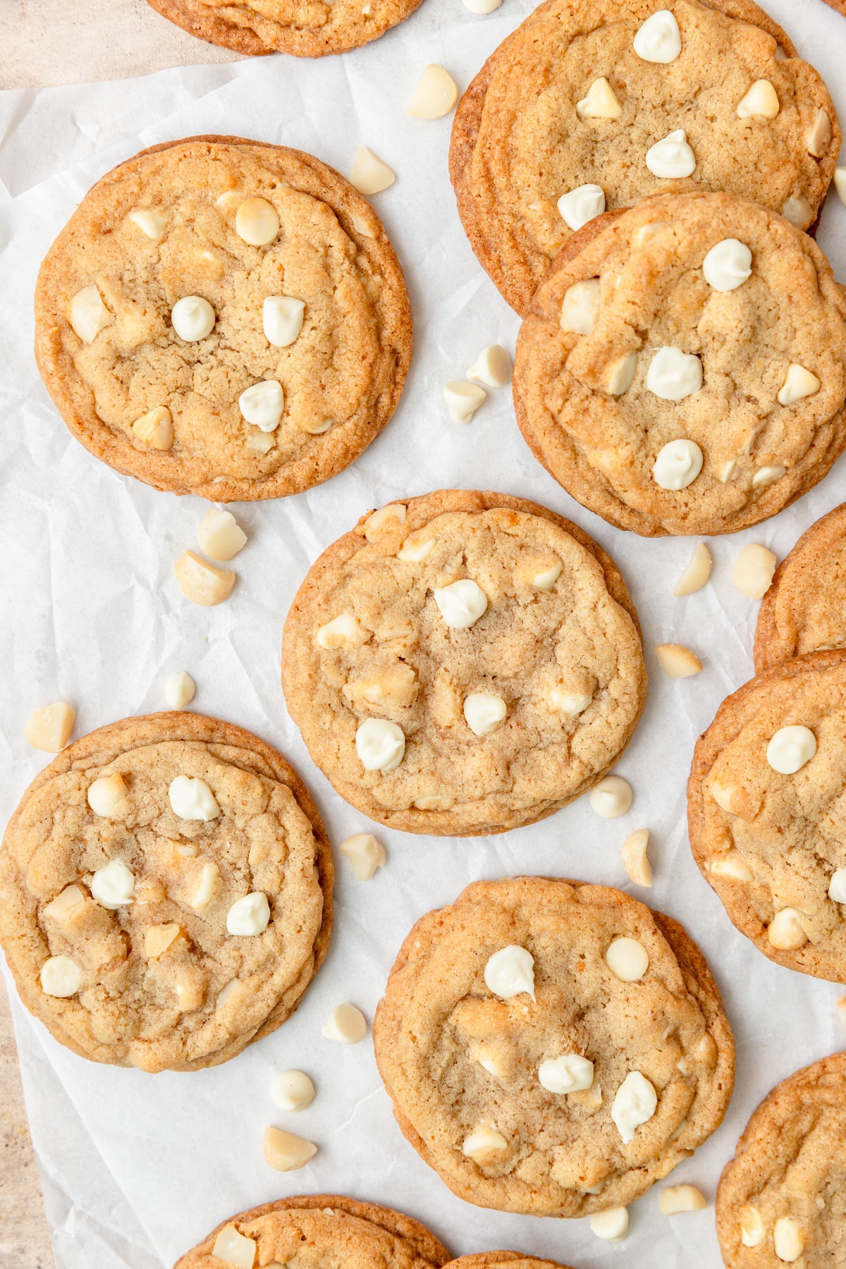 brown butter toasted macadamia nut cookies.