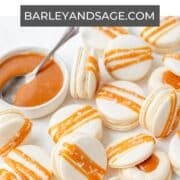 salted caramel macarons pin.