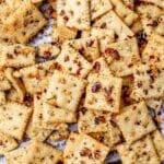 close up of seasoned southern fire crackers.