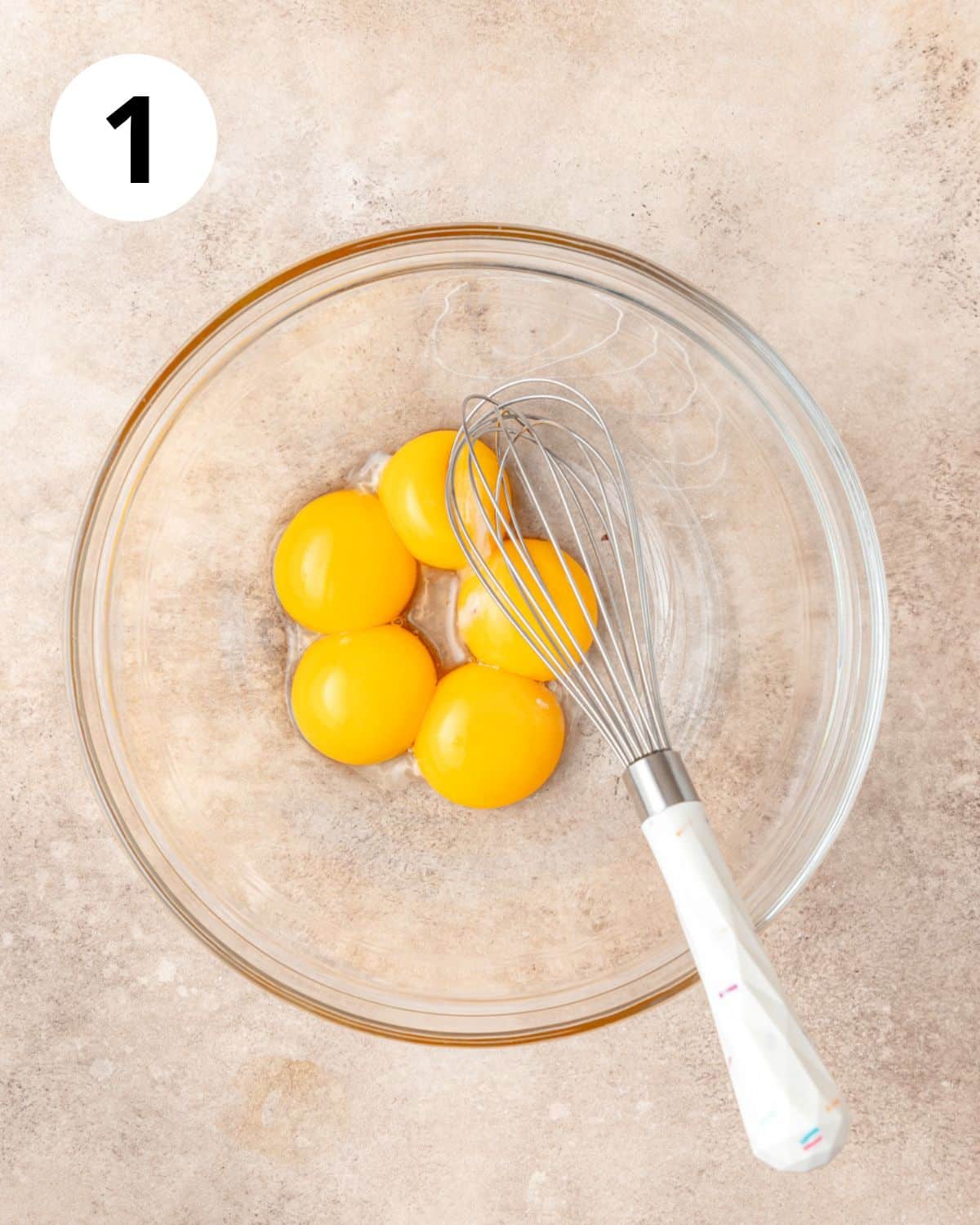 egg yolks in bowl.