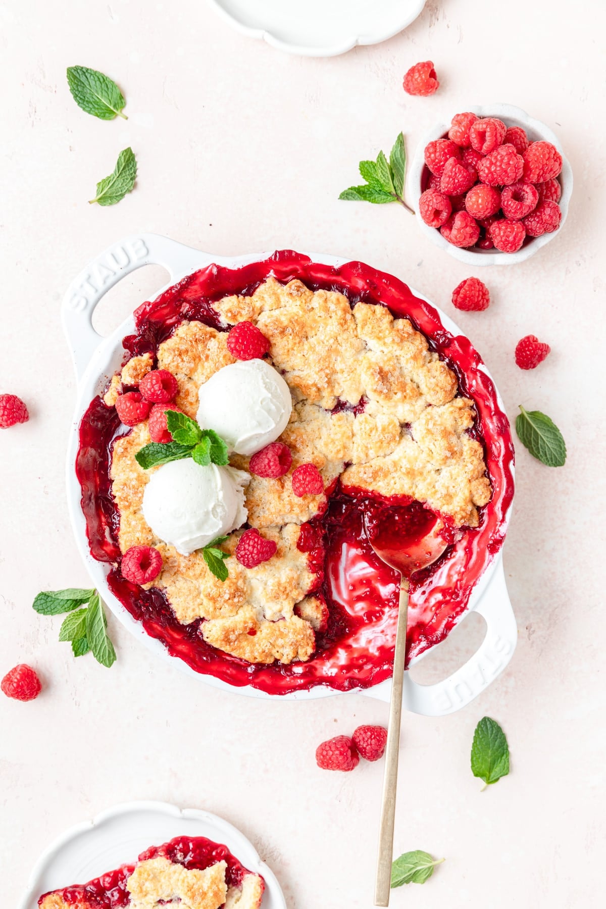 Raspberry Cobbler