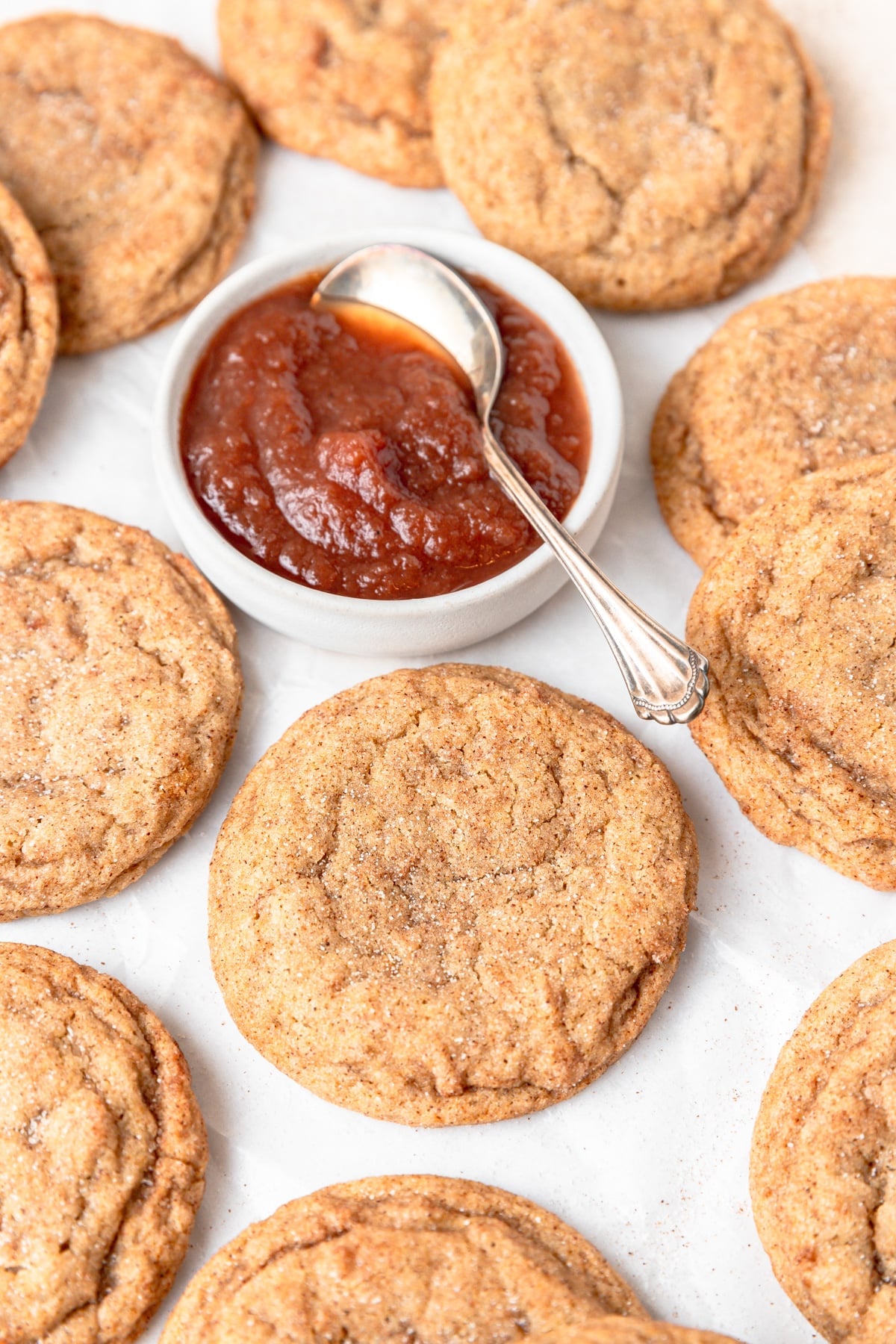 chewy apple butter cookies.