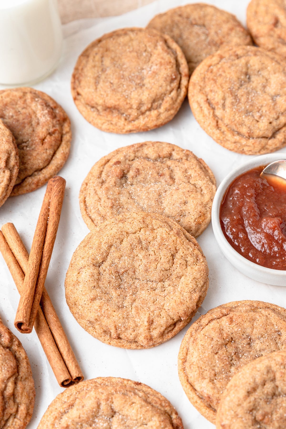 soft and chewy apple butter cookies.