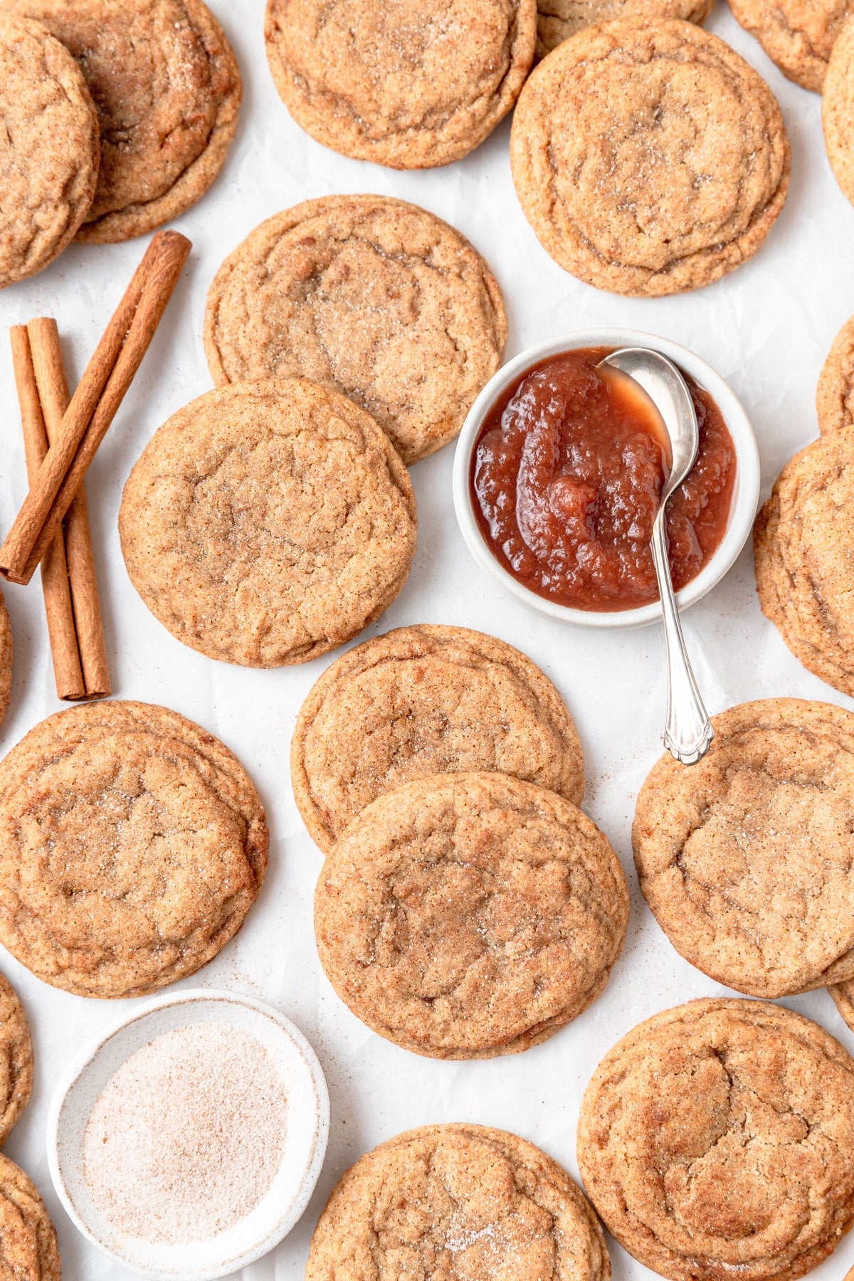 spiced apple butter cookies.