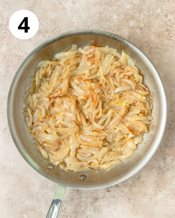 onions after 1 hour.