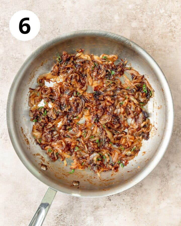 onions after 2 hours.
