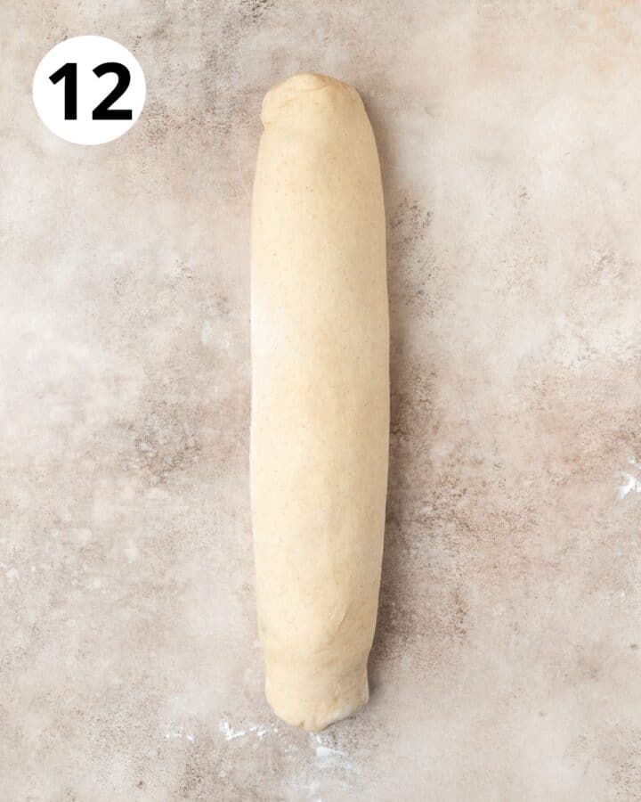 cinnamon rolls rolled up.