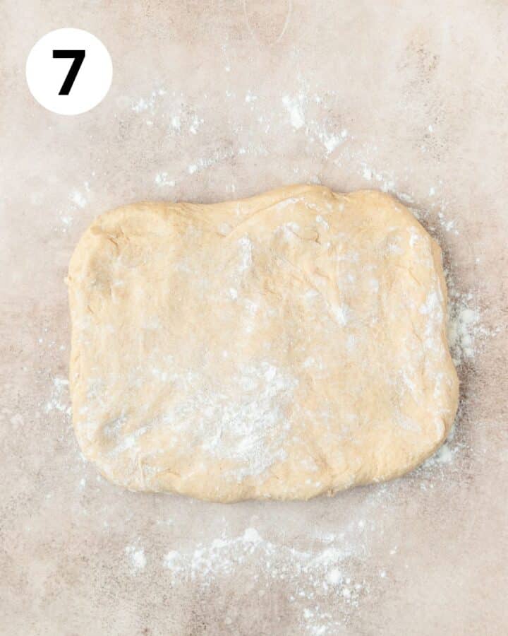 cinnamon roll dough.